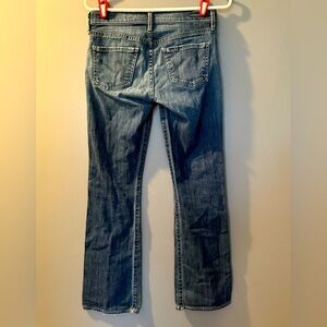 Citizens of Humanity "Dita" Petite Bootcut Leg Womens Sz 25 Distressed Cuff